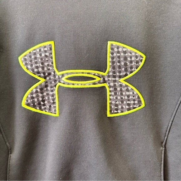 Under Armour semi fitted cold gear hooded sweatshirt hoodie women's medium - Picture 2 of 5